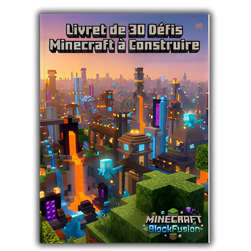 Libretto con 30 sfide Minecraft da costruire